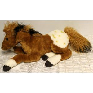 Breyer Brown Horse Appaloosa White Spots Plush Stuffed Animal 18"